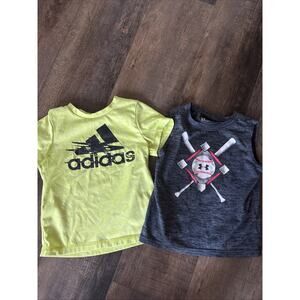 Boys 2t Shirt Lot Adidas Under Armour Shirt Sleeve‎